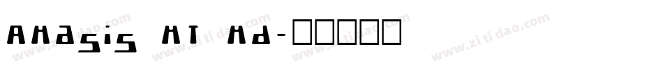 Amasis MT Md字体转换